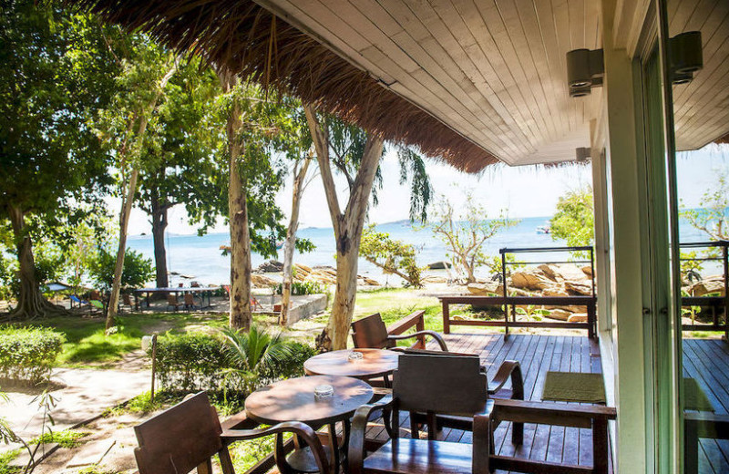 Patio at Le Blanc Samed Resort.