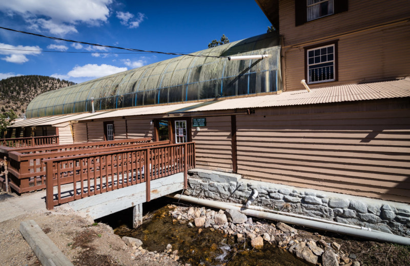 Exterior view of Indian Hot Springs.