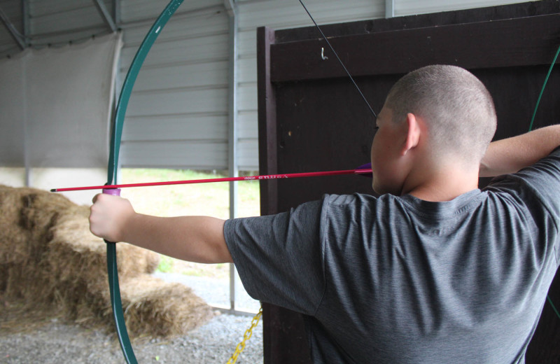 Archery at Woodloch Resort.