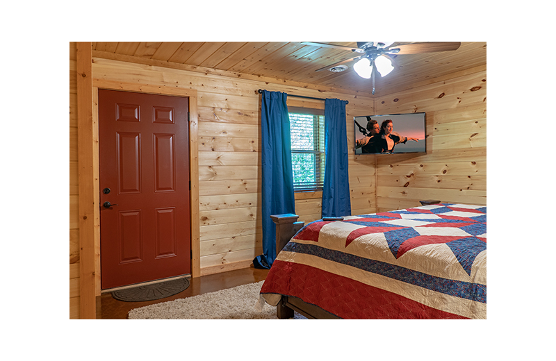 Bedroom at American Patriot Getaways - Relaxation Ridge.