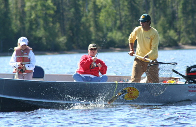 Fishing at Moose Point Lodge