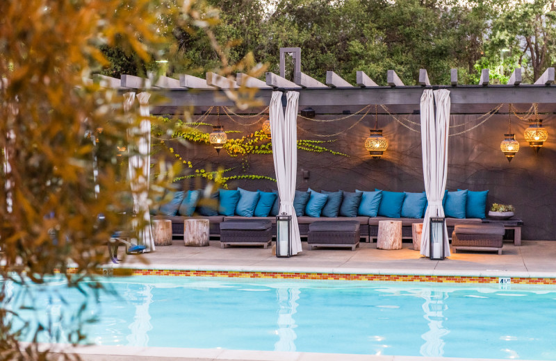 Outdoor pool at North Block Hotel.