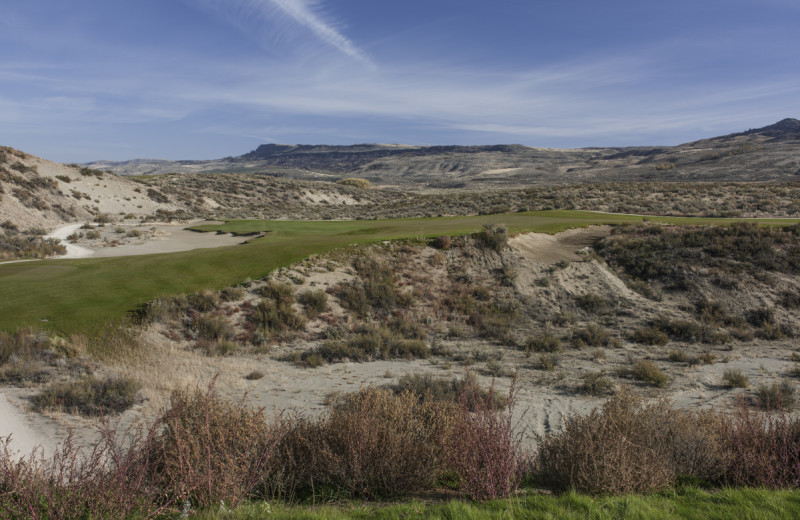 Golf course at Sun Mountain Lodge.