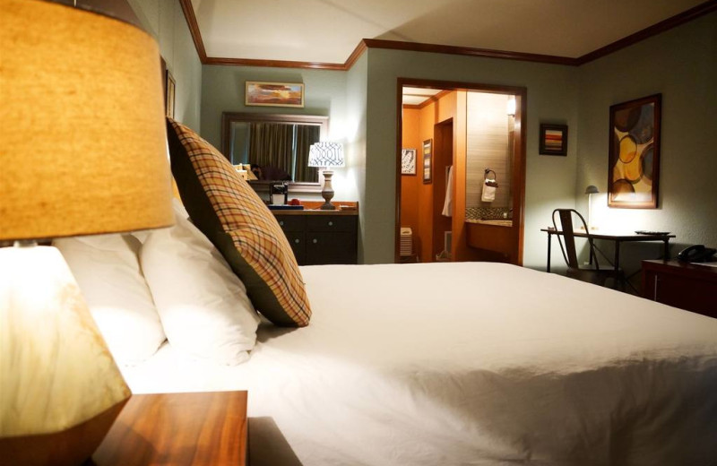 Guest room at Mountain View Lodge.