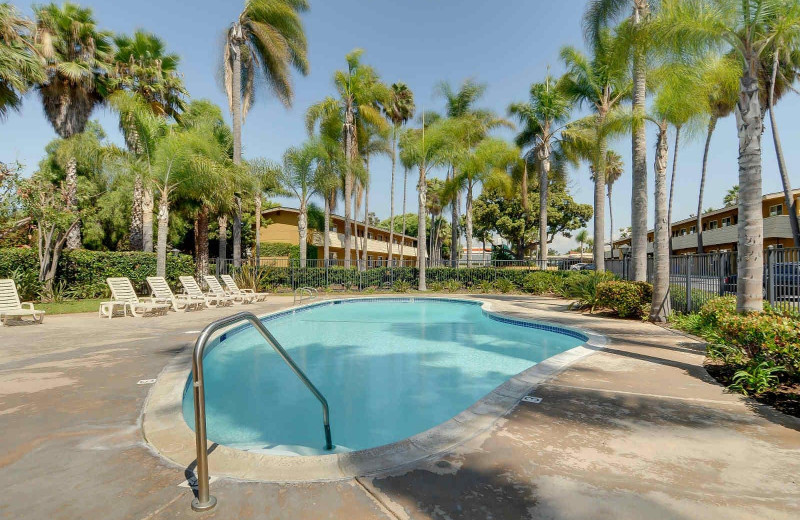 Outdoor pool at Hotel Palmeras Chula Vista.