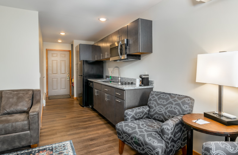 Guest room at Grey Fox Inn.