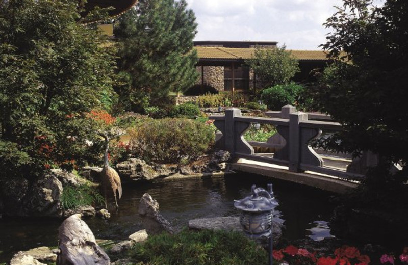 Lodge exterior at The Lodge of Four Seasons.