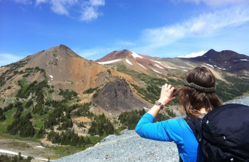 Hiking at Tyax Mountain Lake Resort.