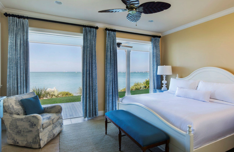 Cottage bedroom at Sunset Key Guest Cottages, a Luxury Collection Resort.