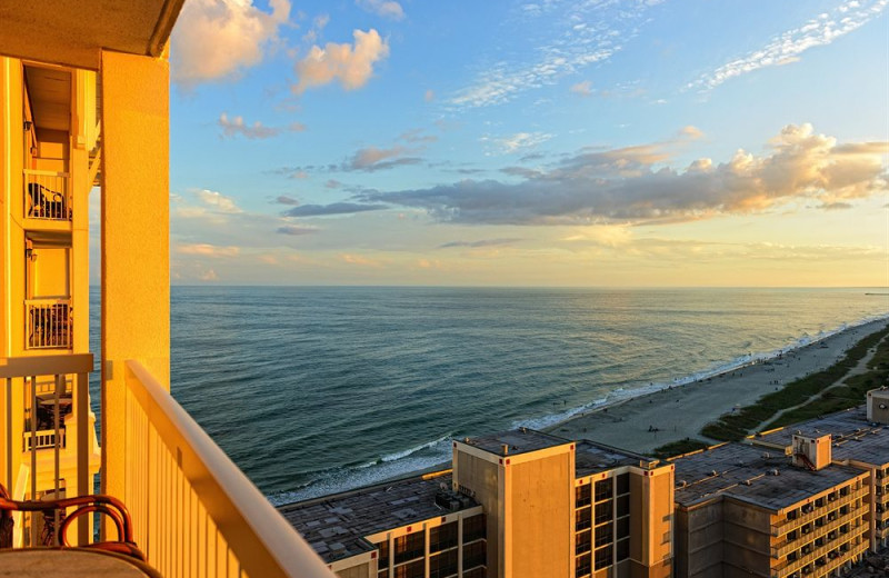 Balcony view at Westgate Myrtle Beach.