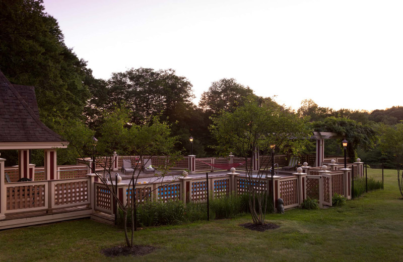 Outdoor pool at Inn At Lake Joseph.