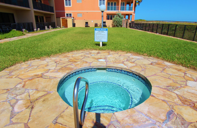 Hot tub at Seabreeze I.