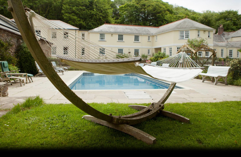 Outdoor pool at Rose-in-Vale.