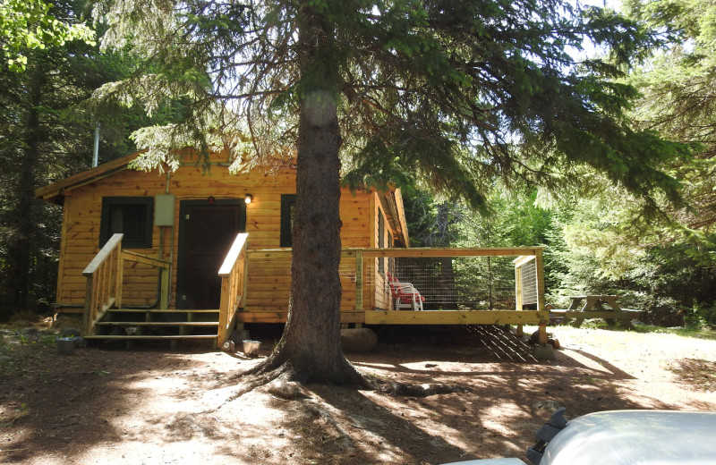 Cabin exterior at Trail Center At Popular Lake.