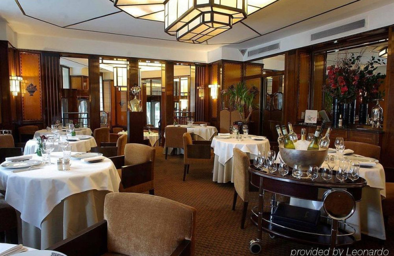 Dining at Hotel Lutetia.