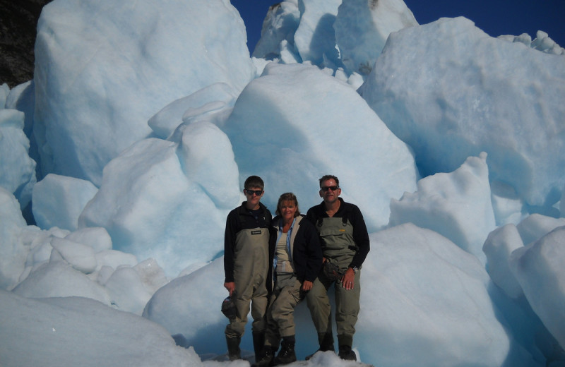 Glaciers at Deep Creek Fishing Club.