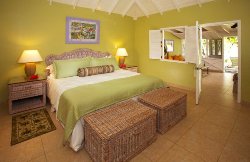 Guest room at The Nisbet Plantation Beach Club.