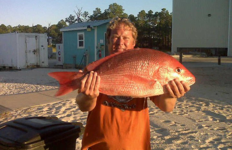 Fishing at Sunset Properties.