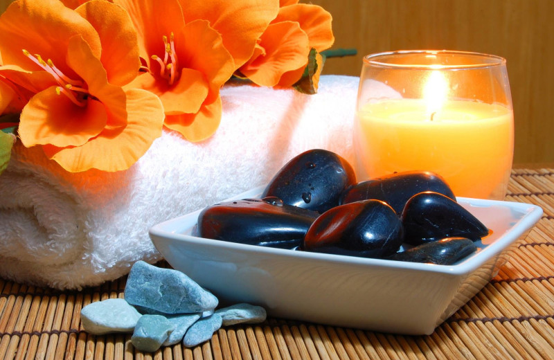Spa amenities at Dahlonega Spa Resort.