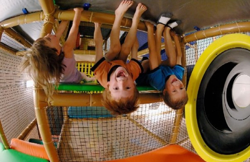 Indoor kid's playground at Douglas Fir Resort & Chalets.