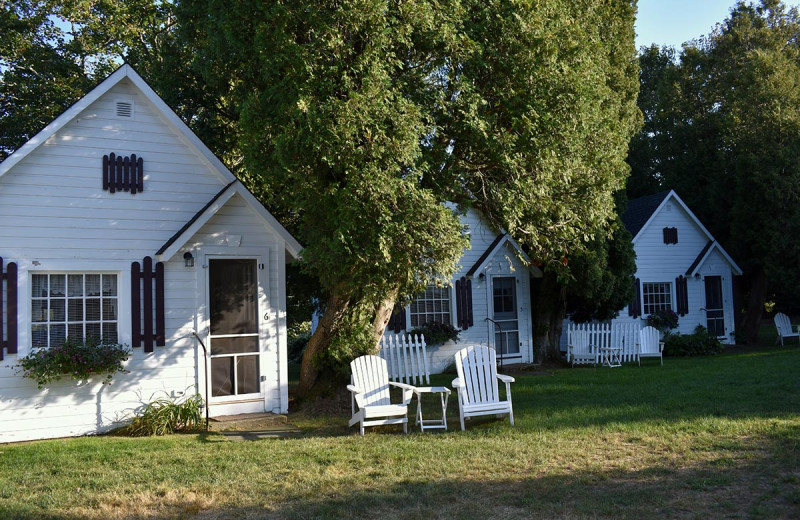 Cottage exterior at Hathaway's Guest Cottages.