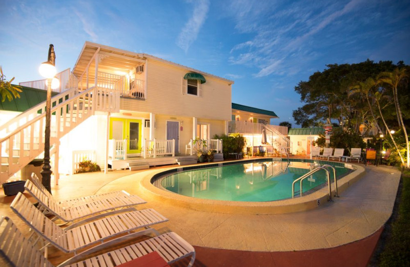 Outdoor pool at Silver Sands Villas.