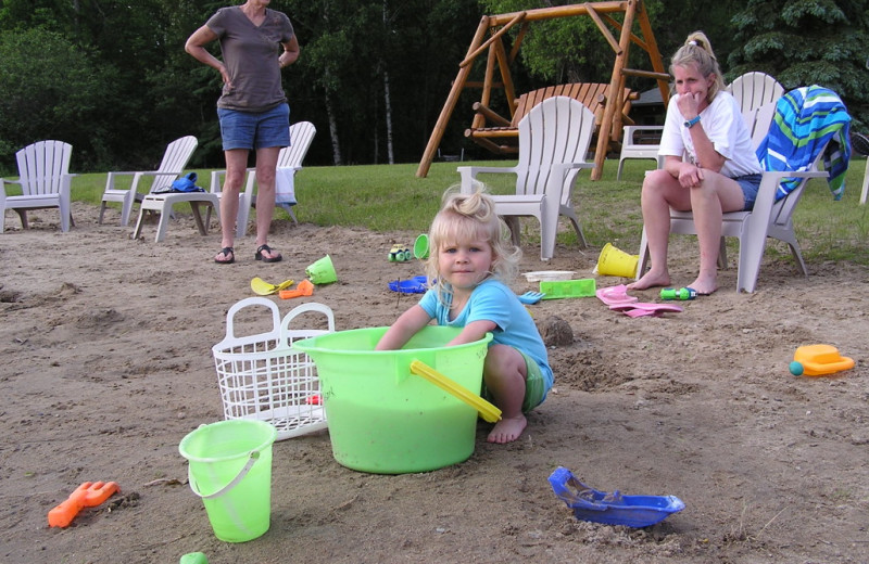 Beach at Kokomo Resort.