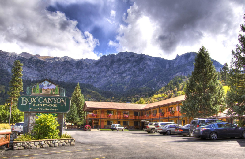 Exterior view of Box Canyon Lodge & Hot Springs.