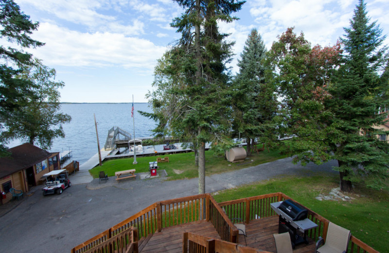Lake view at Krueger's Harmony Beach Resort.