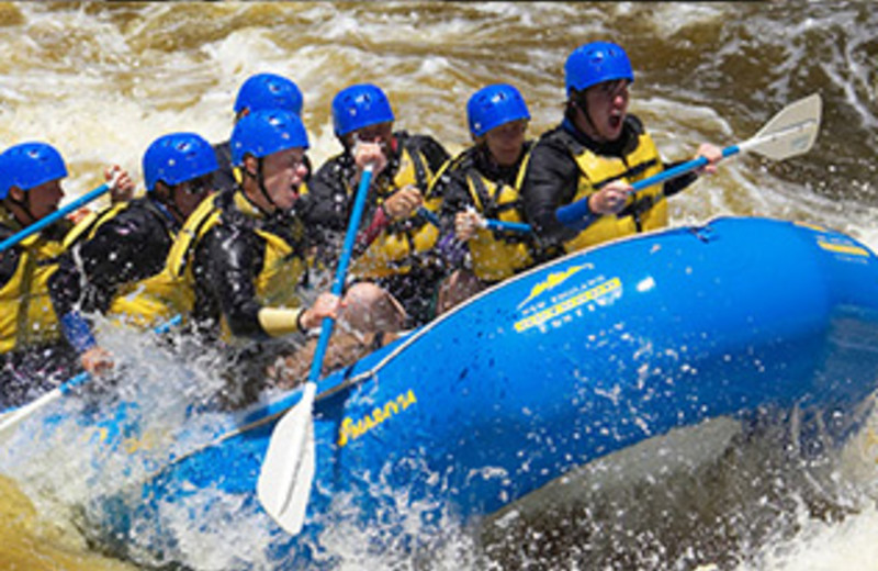 Water rafting at New England Outdoor Center.