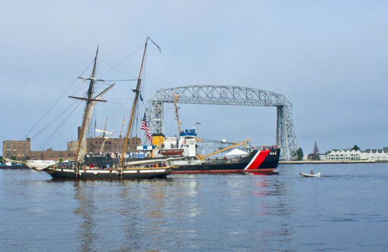 Ships at South Pier Inn.
