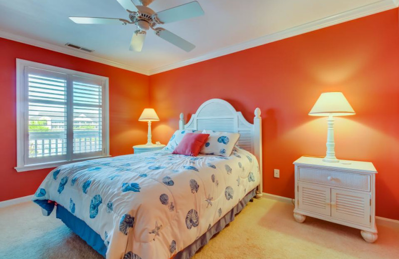 Rental bedroom at Vacasa Ocean City.