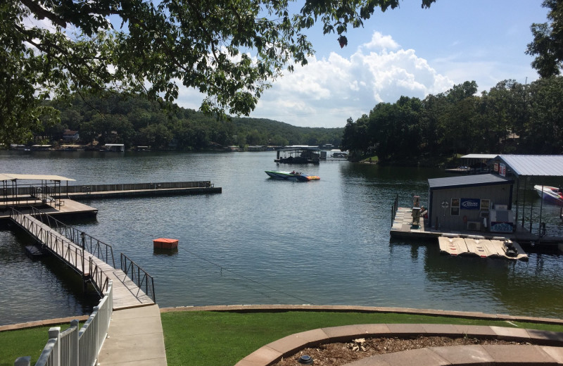 Lake view at Point Randall Resort.