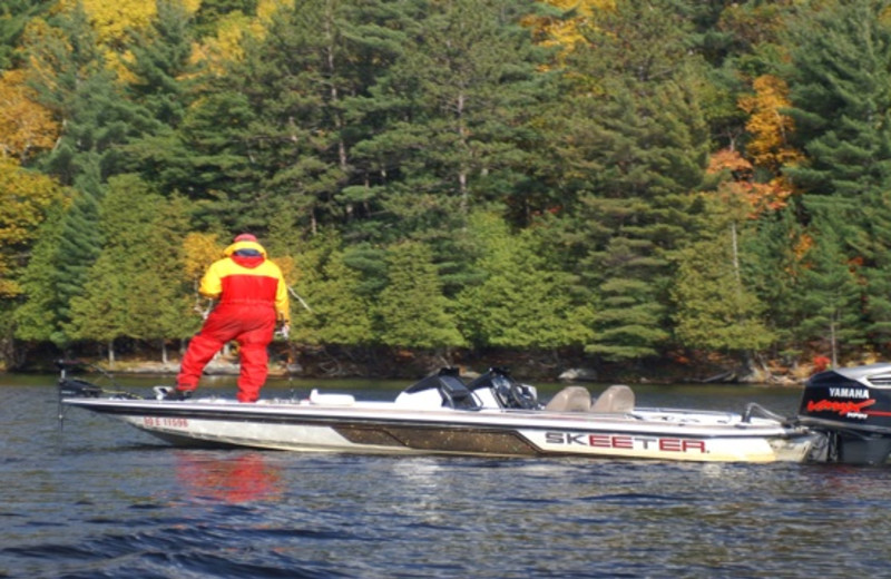 Fishing at Woodland Echoes Cottage Resort