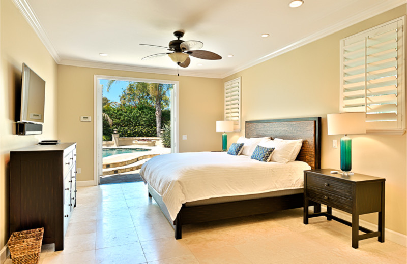 Rental bedroom at Seabreeze Vacation Rentals, LLC-Orange County.