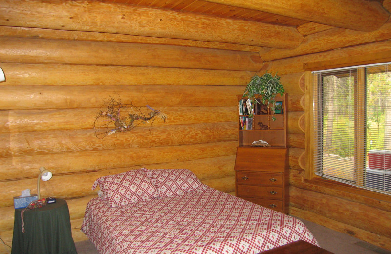 Guest bedroom at The Glacier Chalet.