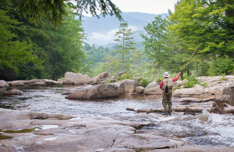 Fishing at Eastern Slope Inn Resort.F