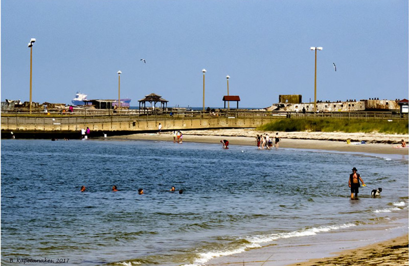 Beach near Channel Bass Inn.