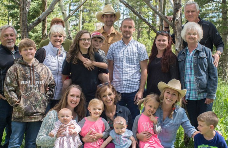 Family reunions at Wind River Ranch.