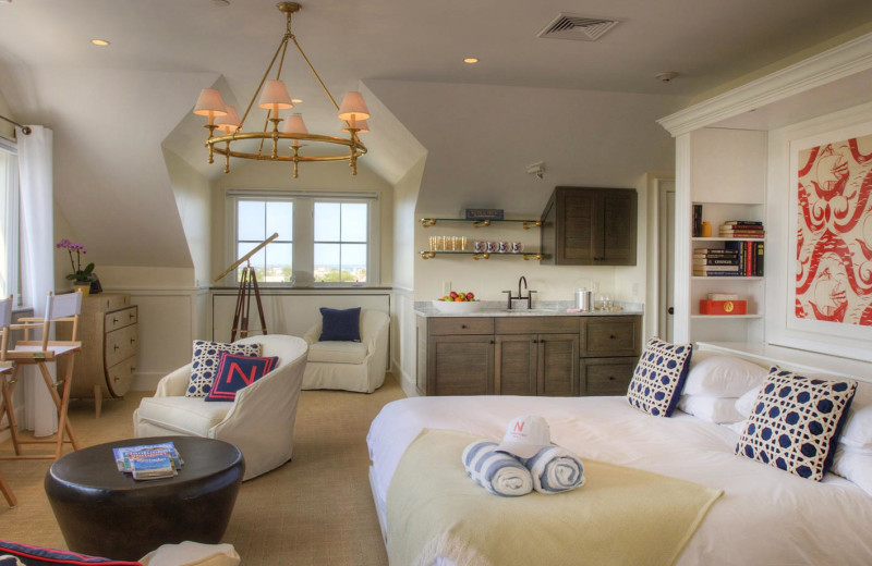 Guest room at The Nantucket Hotel and Resort.