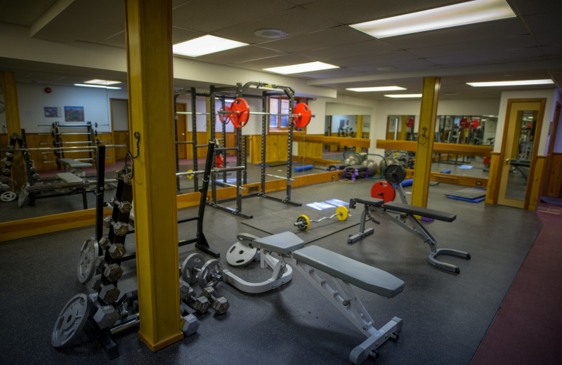 Fitness room at Baker Creek Mountain Resort.