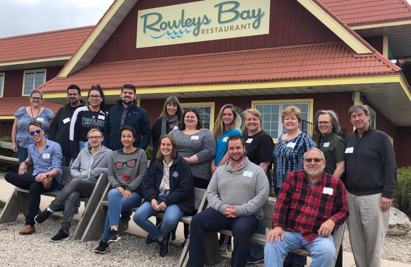 Groups at Rowleys Bay Resort.