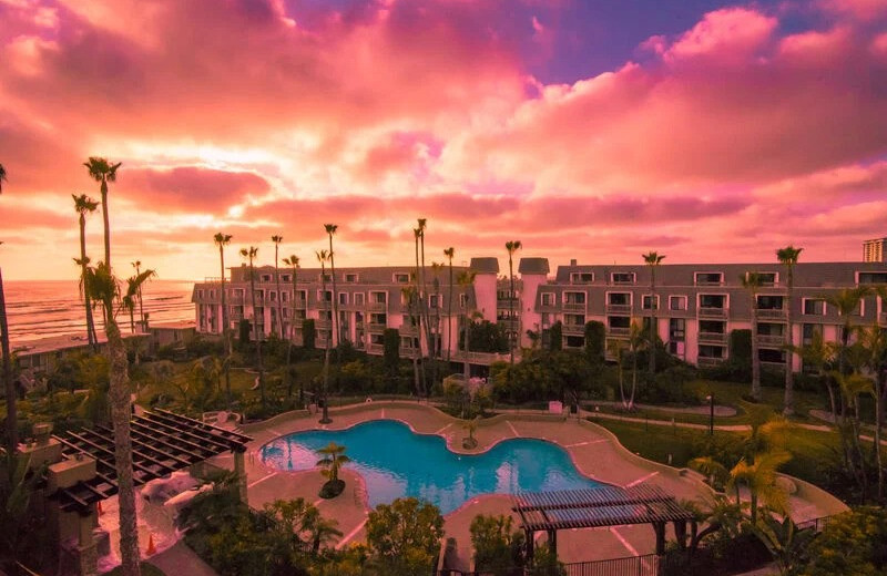 Outdoor pool at North Coast Village.