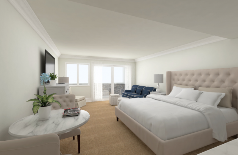 Guest room at Icona Golden Inn.