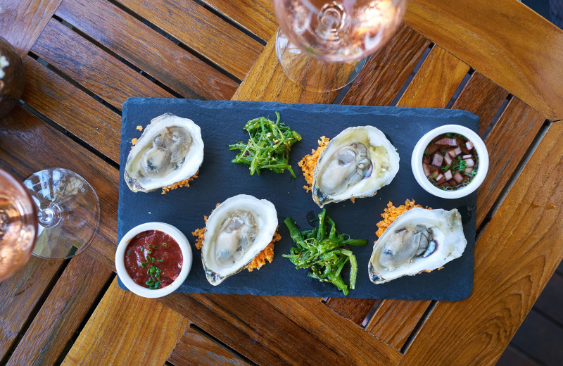 Dining at Black Point Inn.
