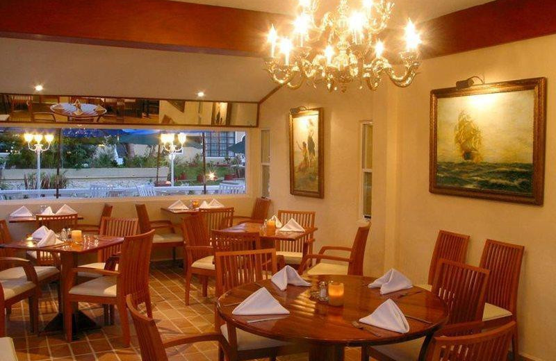 Dining at Villablanca Garden Beach.