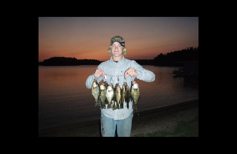 Fishing at Stokes Bay Resort.
