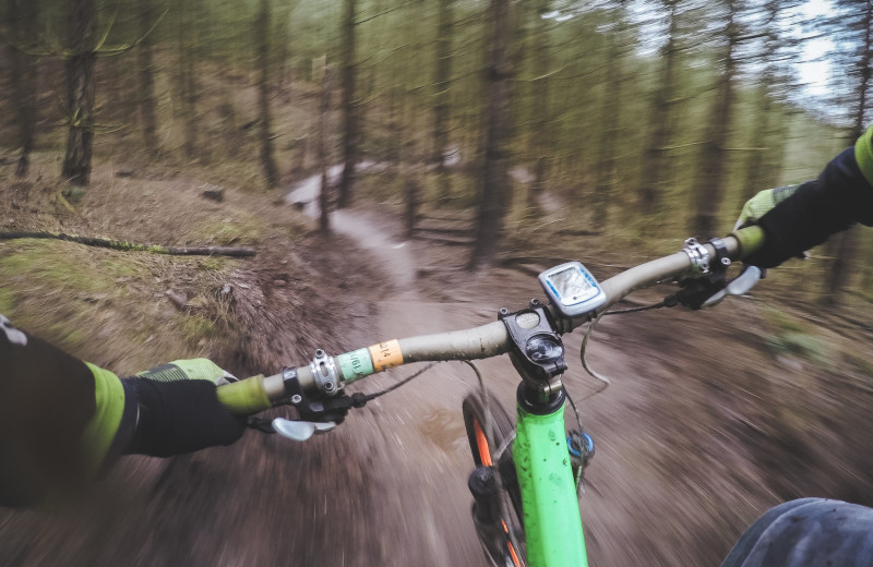 Biking at Mountain Lodge Telluride.