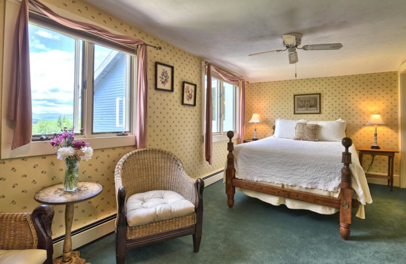 Guest room at Darby Field Inn.