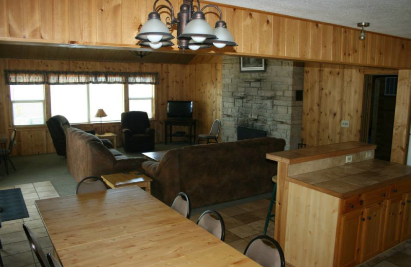 Group lodge at Ten Mile Lake Resort.